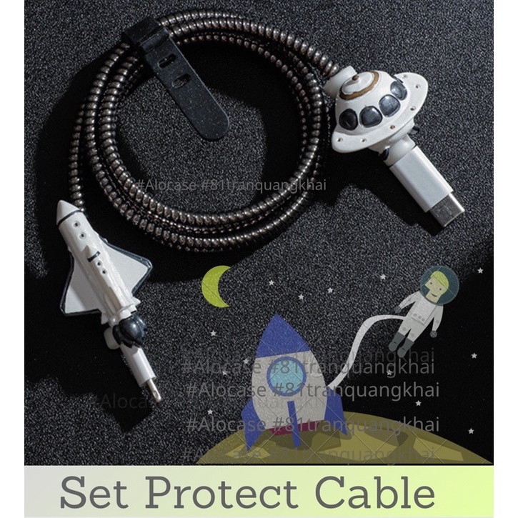 Bảo vệ sạc 2 đầu hình dễ thương kiểu Hàn Quốc