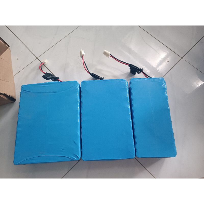 Pin Xe Điện 48V 13Ah  13 x 7 x 24cm Kèm Sạc