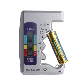 Universal Digital LCD Battery Tester Checker C D N AA AAA 9V 1.5V Button Cell