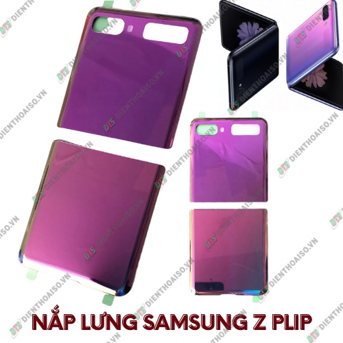 Nắp lưng samsung zflip màu hồng