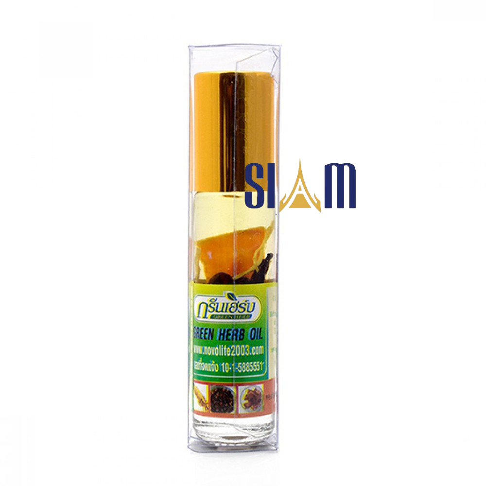 Dầu Lăn Sâm Green Herb Oil 8ml Thái Lan