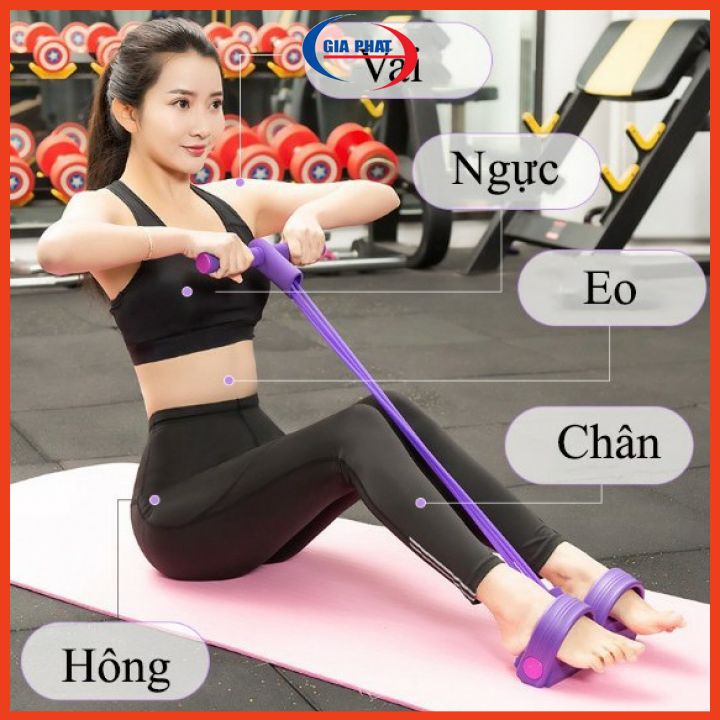 Dây kéo tập gym đa năng - Dụng cụ tập thể thao tại nhà