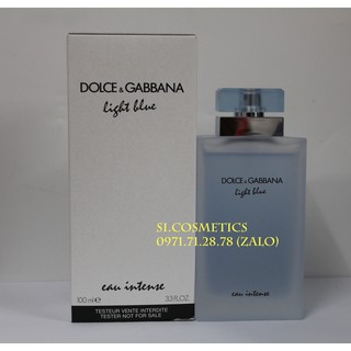 [ Tester ] Nước hoa nữ D&G Light Blue Eau Intense EDP 100ml