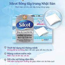 Bông Tẩy Trang Silcot Unicharm Nhật Bản 82 miếng- Xanh Dương và 66 Miếng- Xanh lá