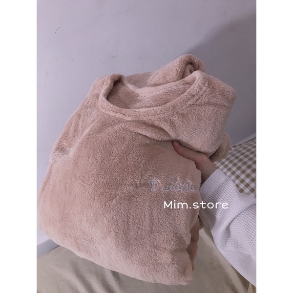 Bộ ngủ lông mềm siêu ấm