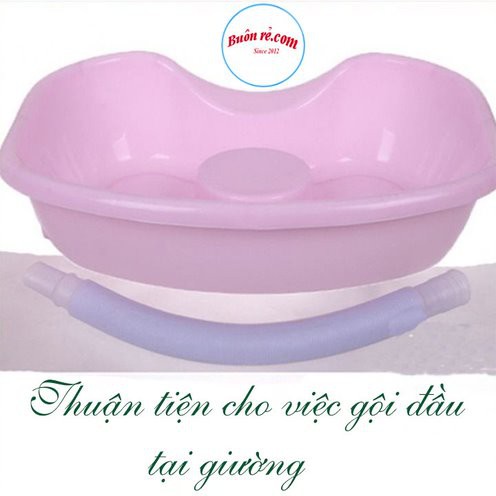 Chậu gội đầu tại giường tiện lợi cho người già, bà bầu, trẻ nhỏ -Thau gội đầu tiện ích (MS: 2206) - 01358 Buôn rẻ