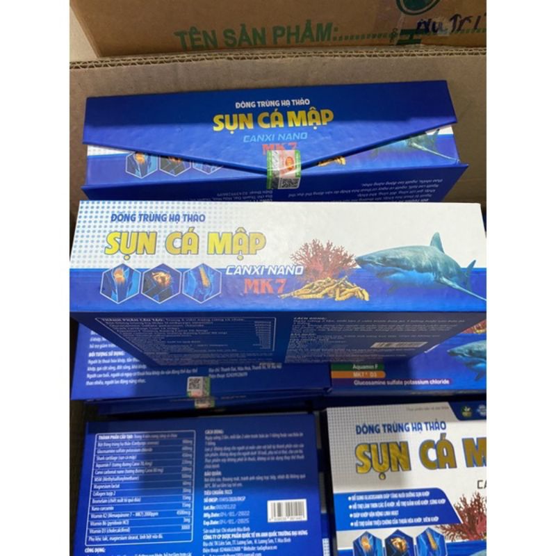 Viên Uống Đông Trùng Hạ Thảo Sụn Cá Mập Hộp 60viên