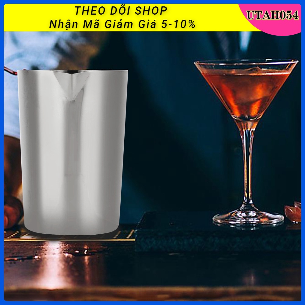 Hàng Sẵn Ly pha cocktail - Ly mixing size 500ml Máy trộn cocktail bằng thép không gỉ Máy trộn thức uống Pha Bartender Dụng cụ tự làm【Utah054】
