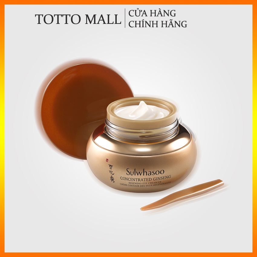 [6-12 gói] Kem mắt nhân sâm Sulwhasoo Concentrated Ginseng Renewing Eye Cream Ex 1ml - Kem mắt Sulwhasoo; Kem Sulwhasoo