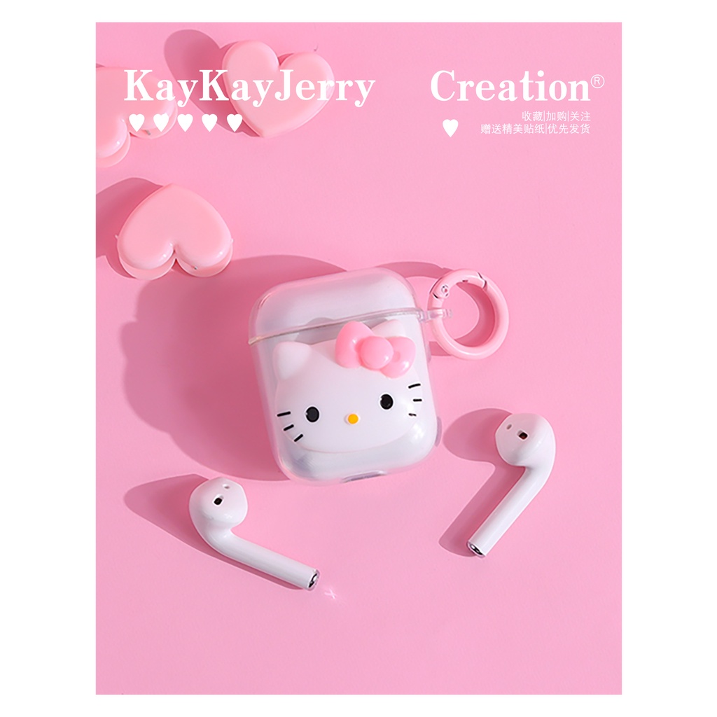 Vỏ Bảo Vệ Hộp Sạc Tai Nghe compatible for airpods 1/2 Pro 4 3 2021 i12 Kèm Dây Đeo