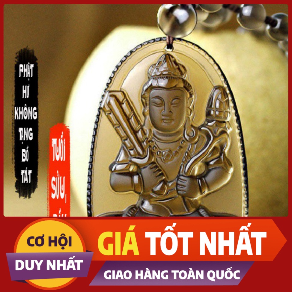 ((GIÁ GỐC )) Dây chuyền chuỗi hạt mặt phật Hư Không Tạng Bồ Tát - Phật bản mệnh người tuổi Sửu, tuổi Dần