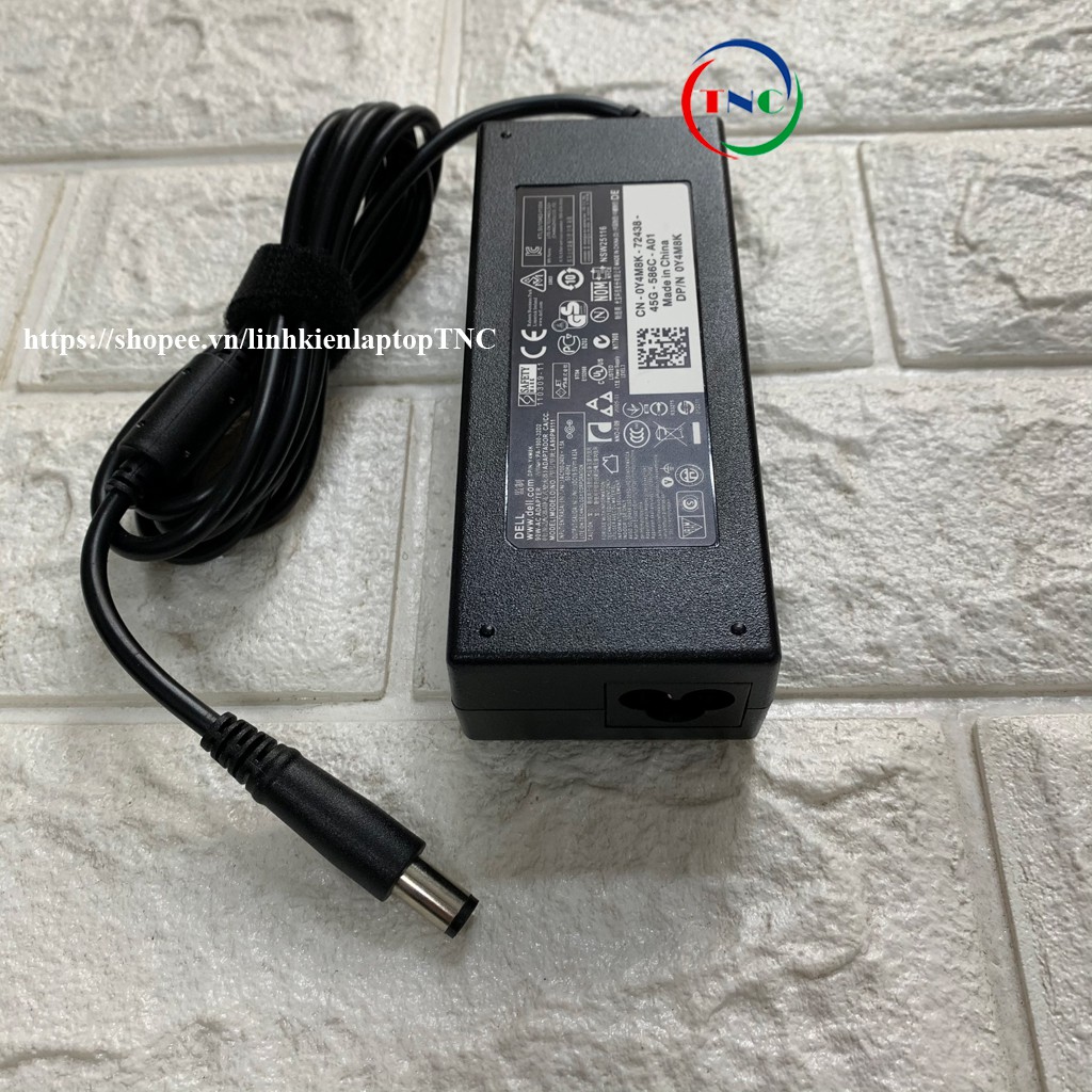 [Sạc ZIN] Sạc Laptop Dell 19.5V 4.62A Chân tròn TO đường kính đầu sạc 7.4mm (ký hiệu Φ7.4 *5.0mm) - có kim nhỏ ở giữa