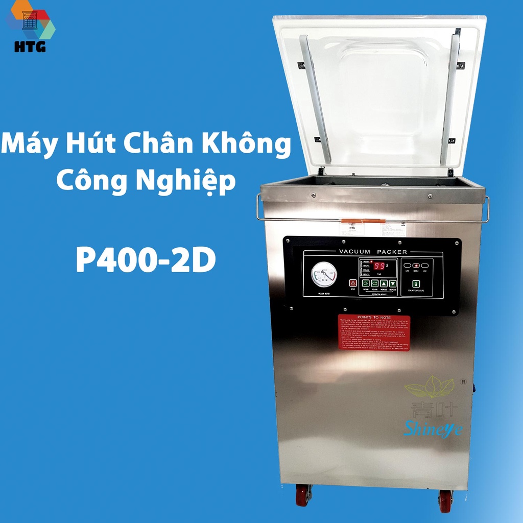 Máy hút chân không công nghiệp ShineYe - HTG hút mọi loại túi, độ chân không kiệt quệ -1Mpa, hàng chính hãng