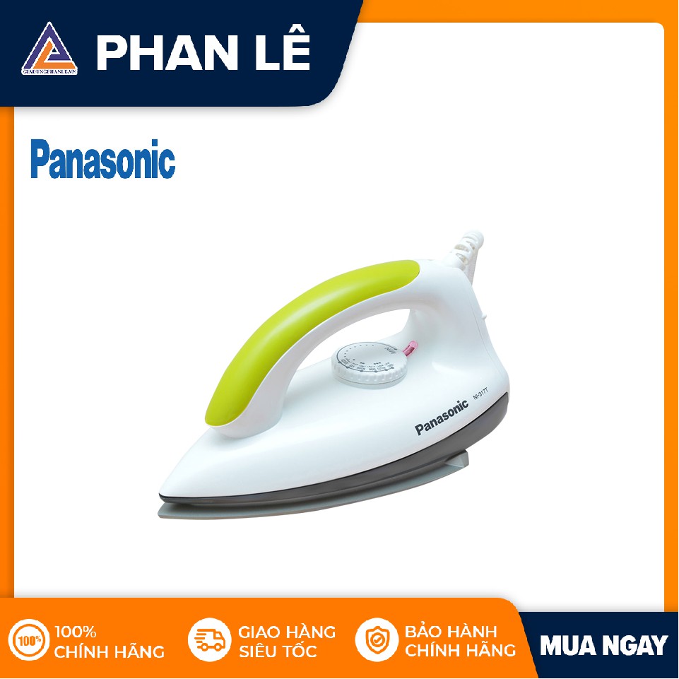 Bàn ủi khô Panasonic PABU-NI-317TXRA 1000W (Trắng phối Xanh)