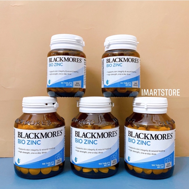 Viên Uống Blackmores Bio Zinc Bổ Sung Kẽm Giúp Tăng Sức Đề Kháng Cải Thiện Mụn Duy Trì Làn Da Khỏe Mạnh