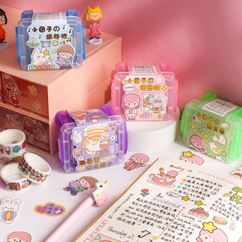 Hộp washi tape mini mẫu mới cưng xỉu