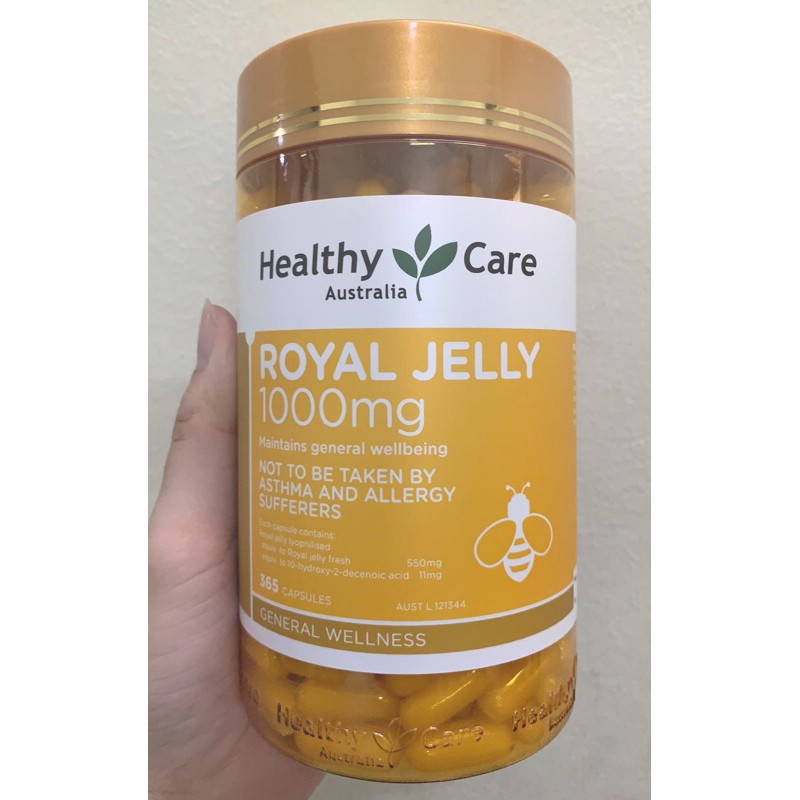Sữa ong chúa đẹp da cải thiện sức khỏe Royal Yelly 1000mg 365 viên | BigBuy360 - bigbuy360.vn