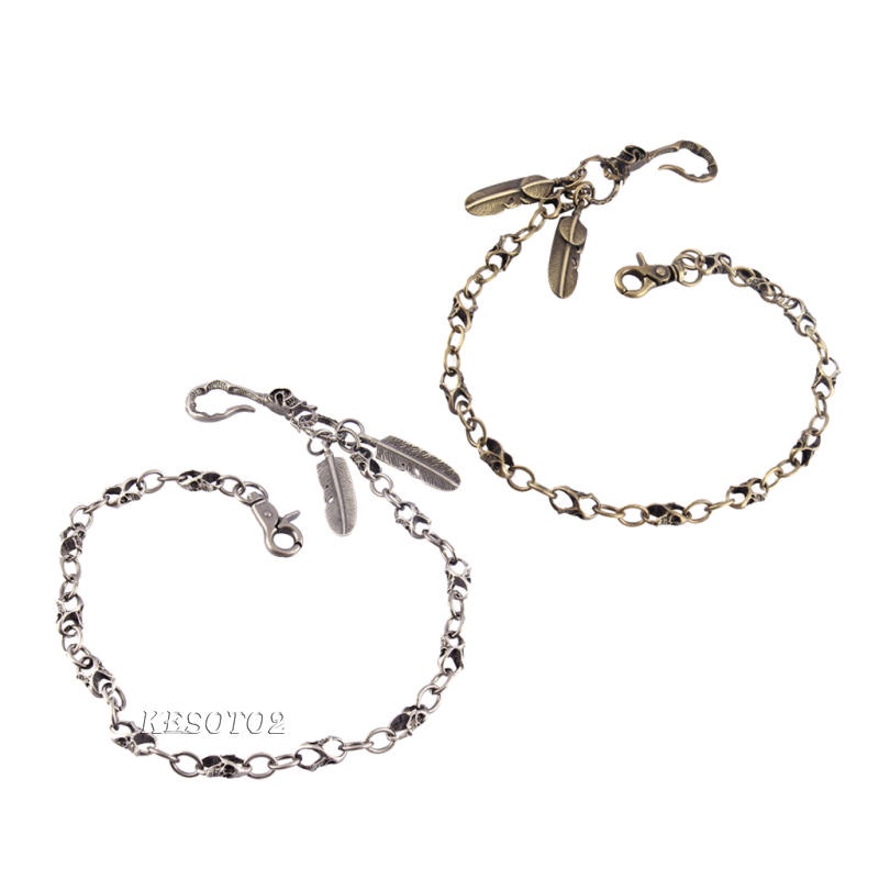 [Kesoto2] Ví Nam Phối Dây Xích Bằng Đồng Cổ Điển Phong Cách Punk Rock