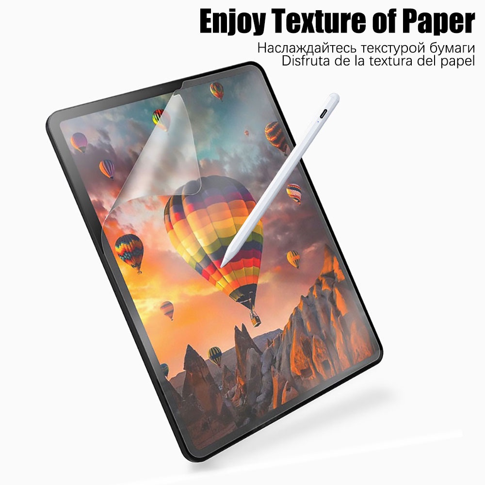 Bộ 2 Miếng Dán Bảo Vệ Màn Hình Bằng Giấy Cho Ipad Air 5 2022 4 Mini 6 3 2 Ipad Pro 11 12.9 9 8 7 2021 10.5 10.2 2020 9.7