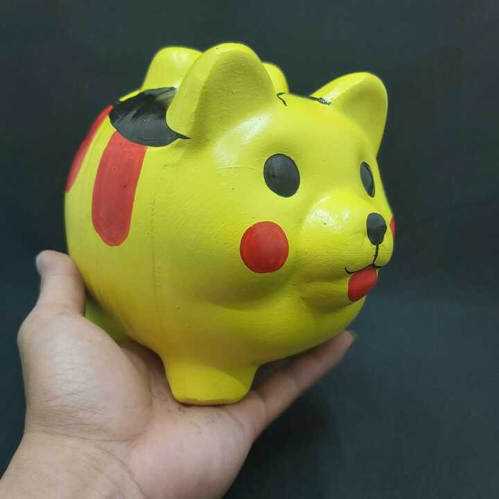 Heo Đất Tiết Kiệm Tiền mẫu Pikachu con ong - Ống Heo Tiết Kiệm Tiền - Lợn Đất làm quà tặng
