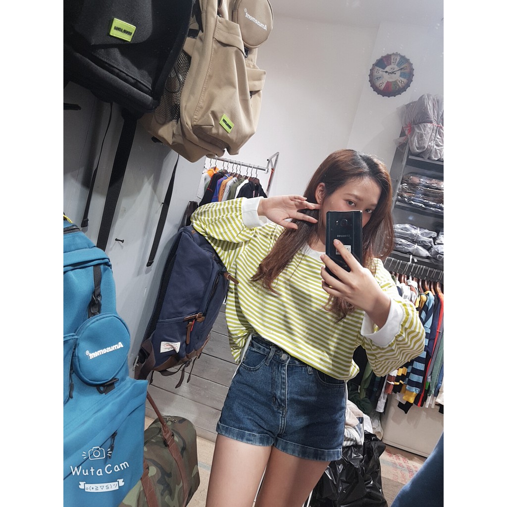 (Hàng Quảng Châu - sẵn - ảnh thật _ Áo sọc kẻ thu đông