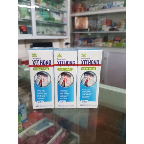 [Chính hãng]  XỊT HỌNG NHẤT NHẤT_ Chai 20ml -  Date mới nhất