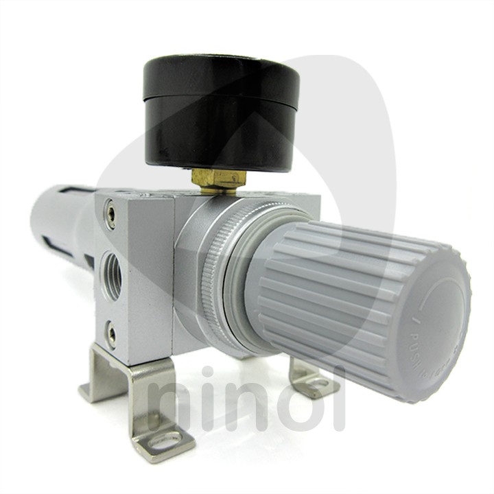 Bộ lọc hơi khí nén có van điều áp STNC kiểu Festo LFR