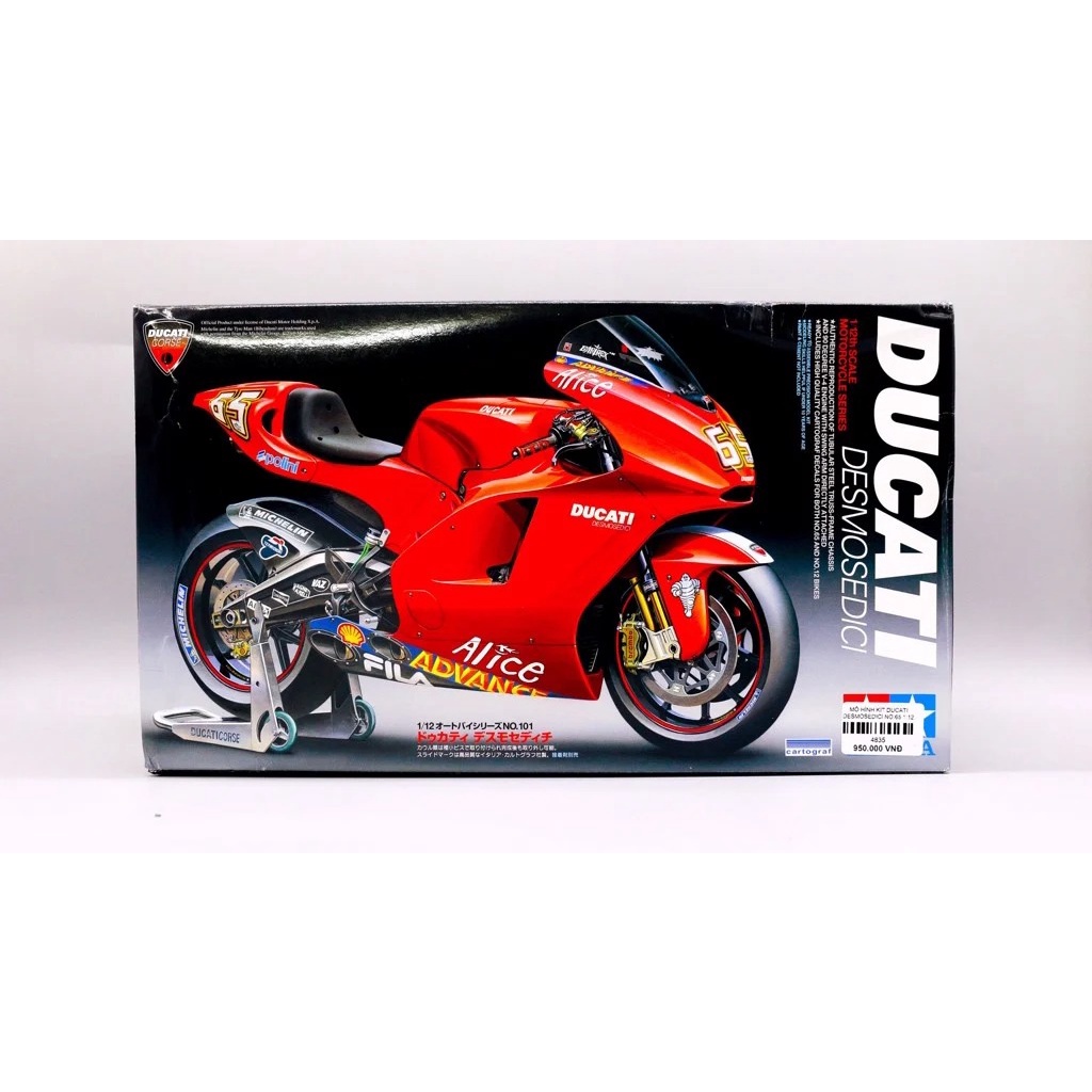MÔ HÌNH KIT DUCATI DESMOSEDICI NO.65 1:12 TAMIYA 4835