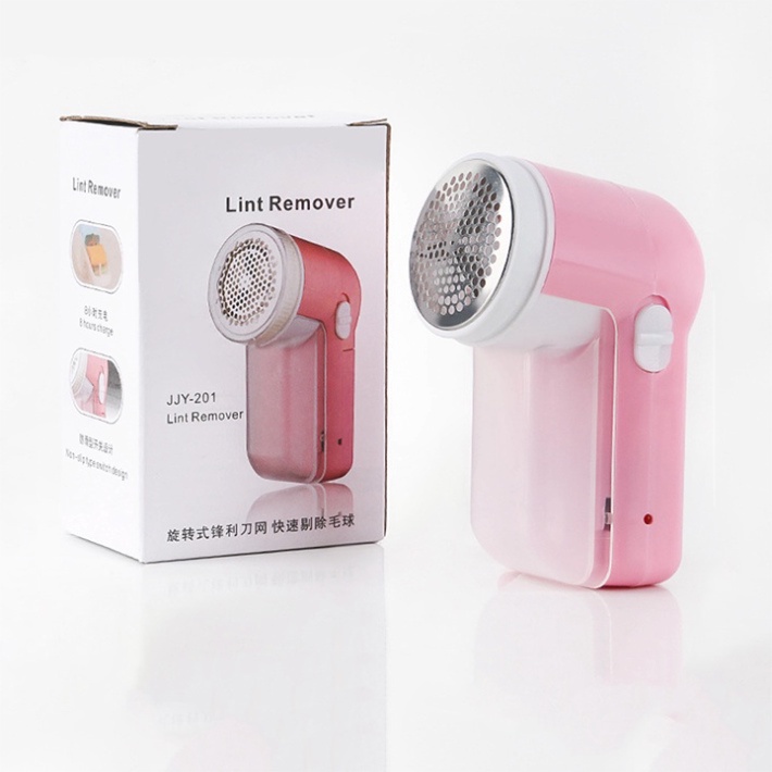 Máy Cắt Lông Xù Quần Áo, Chăn Thảm Sạc Pin Tiện Lợi