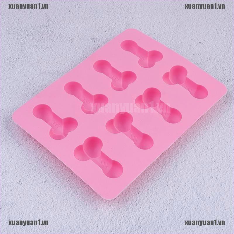 [XUANYUAN1] Khuôn Silicone Làm Thạch Rau Câu 8 Lỗ Hình Bút