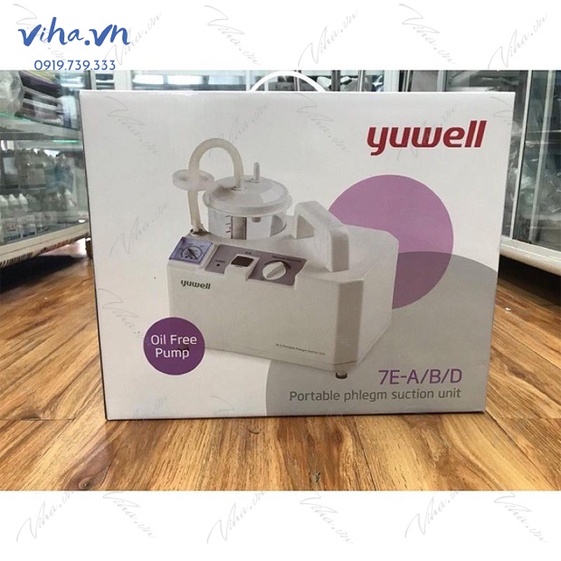 Máy hút dịch, hút mũi 1 bình Yuwell 7E-A/B Bảo hành 2 năm