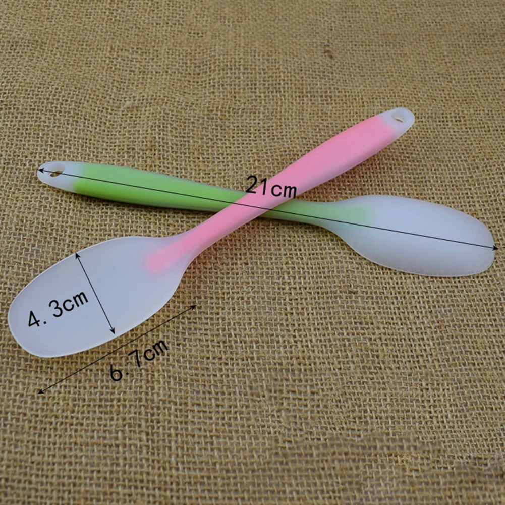 Muỗng Trộn Kem Làm Bánh Bằng Silicone Chống Dính