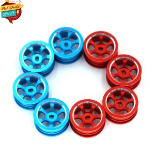 4Pcs Metal Wheels Rims for 1/28 Wltoys K969 K989 K999 P929 4WD Short Course Drift Off Road Rally