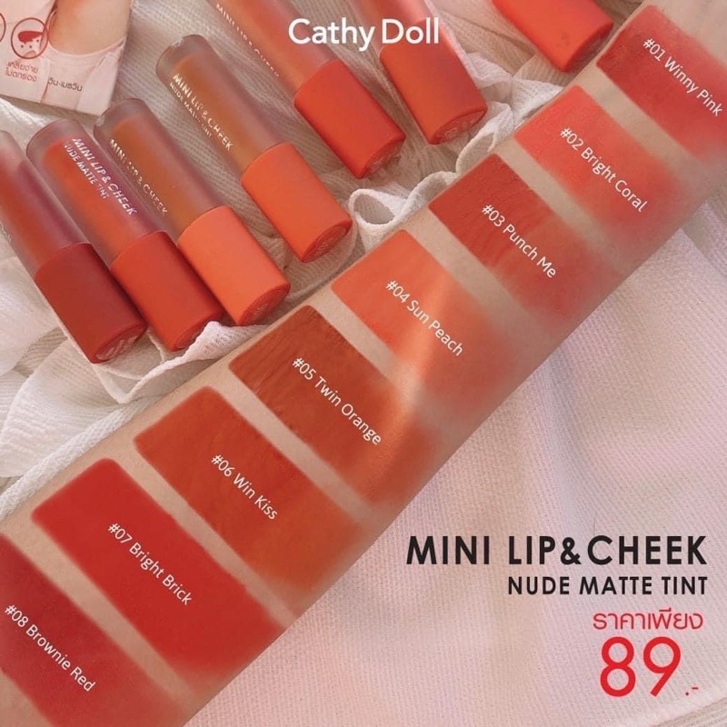SON KEM CATHY DOLL MINI LIP&CHEEK THÁI LAN