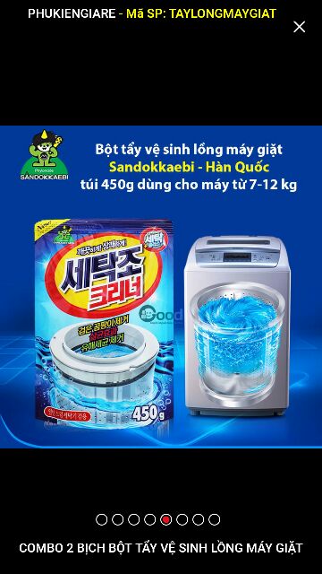 Bột tẩy lồng máy giặt