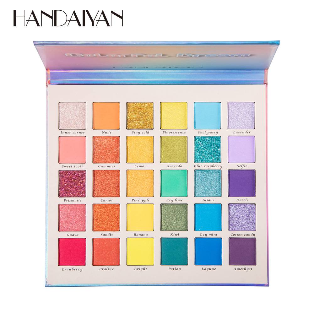[Hàng mới về] Bảng Phấn Mắt Handaiyan 30 Màu Lì Và Ánh Ngọc Trai Lấp Lánh | BigBuy360 - bigbuy360.vn