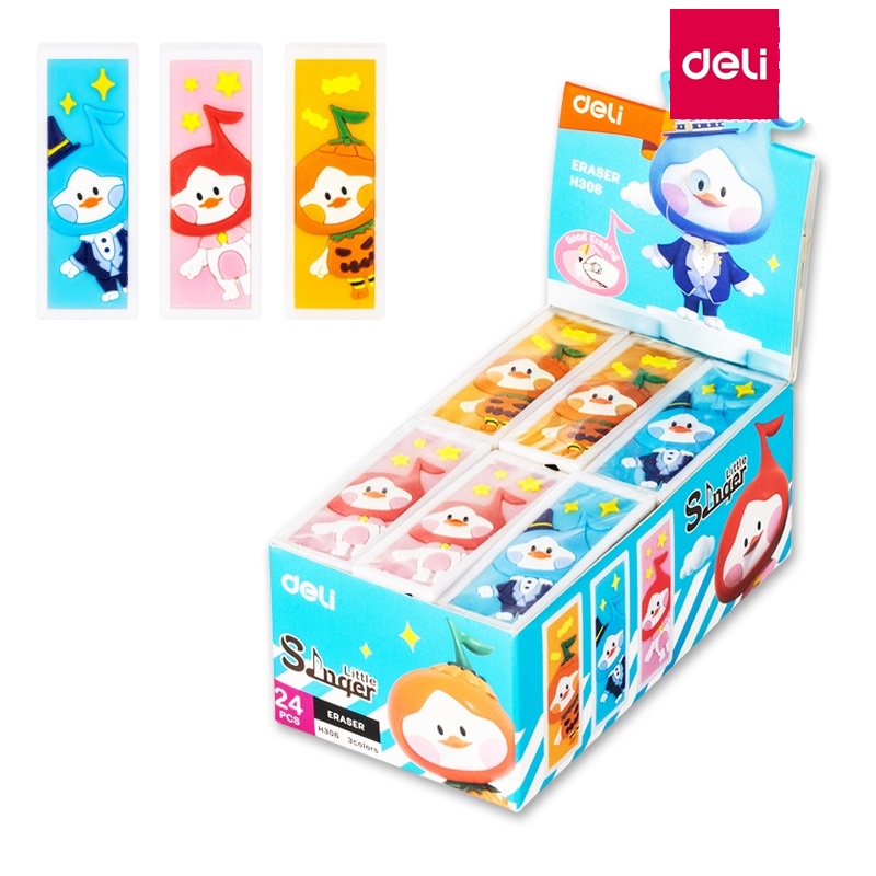 Gôm tẩy màu Deli H306 / Tẩy màu cute Deli 306