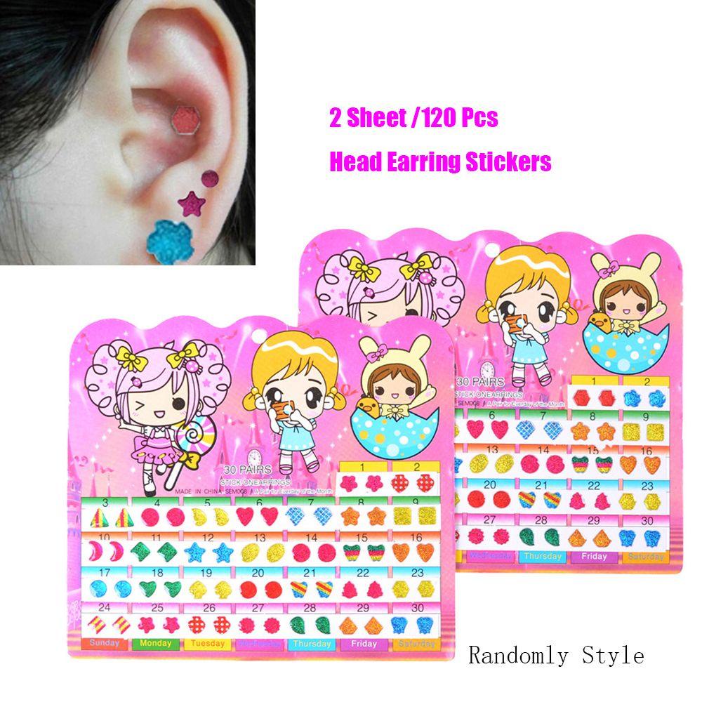 WONDER Set 2 Tờ / 120 Miếng Dán Phần Thưởng Bằng Pha Lê Nhân Vật Hoạt Hình Cổ Điển