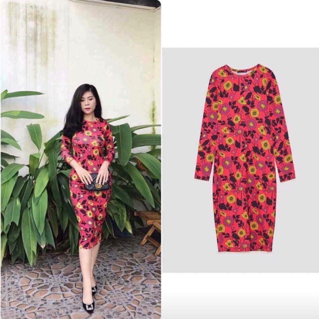 Váy Zara ôm tôn dáng hàng đẹp