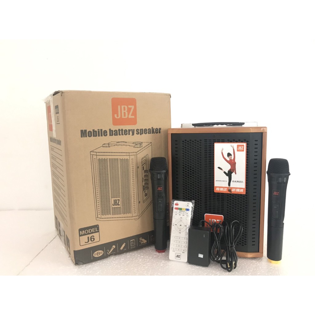 Loa kéo “JBZ J6” karaoke di động bass 1,6 tấc – HÀNG VIP