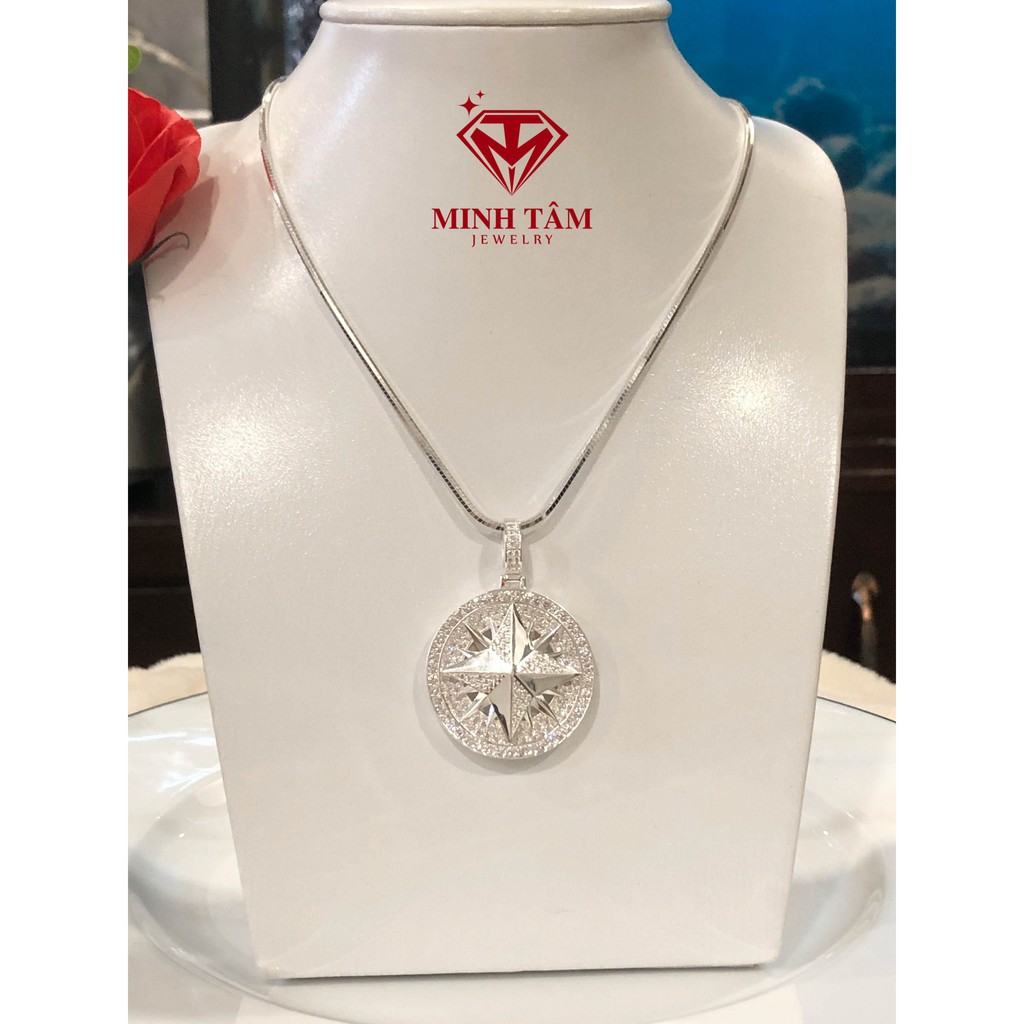 Bộ dây chuyện mặt ngôi sao hi vọng,Mặt dây chuyền ngôi sao may mắn bạc ta cho nam-Minh Tâm Jewelry