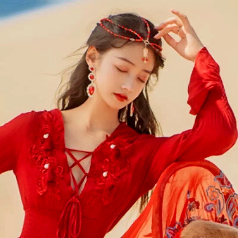 .Vòng đeo đầu phong cách boho, vòng headchain cosplay công chúa xinh đẹp