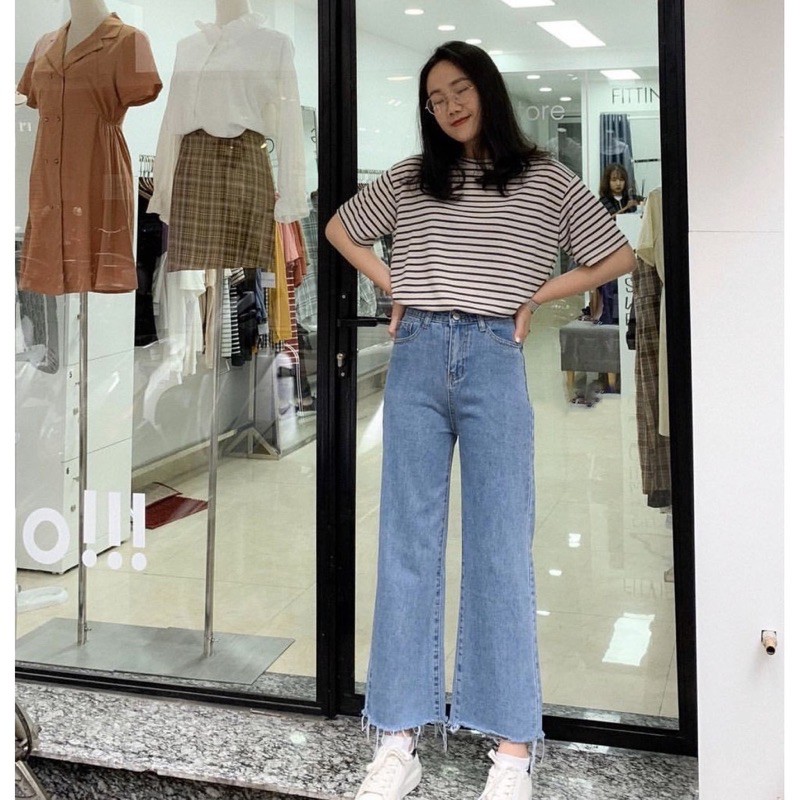 CULLOTES JEANS lai rách thời trang