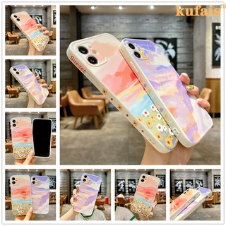 Ốp điện thoại hình phong cảnh hoàng hôn cho iPhone 12 Pro MAX 6 6S 7 8 Plus X XR XS 11 Pro MAX