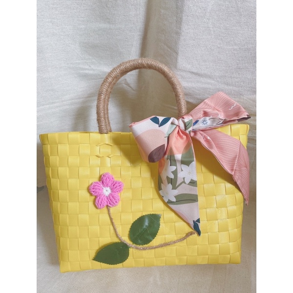 Túi xách HandMade đính hoa thời trang