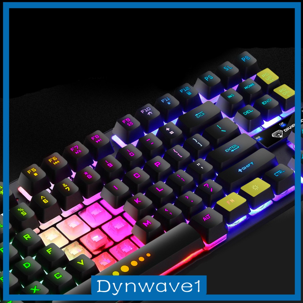 PC Bàn Phím Cơ Gaming Dynwave1 87 Phím Led Rgb Dành Cho Game Thủ