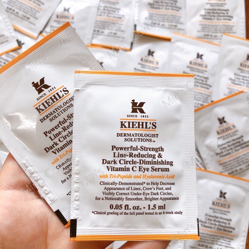 [ Kiehl's ] Tinh chất dưỡng mắt Vitamin C eye serum 1.5ml- gói [ Bill SEPHORA ]