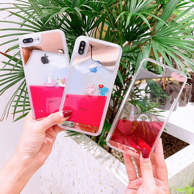 ♘❧ஐ Ốp điện thoại lưng iPhone Quicksand Liquid Duck Phone Case Xs/6 Corsair iphone11promax Anti-drop Xr/7plus | BigBuy360 - bigbuy360.vn