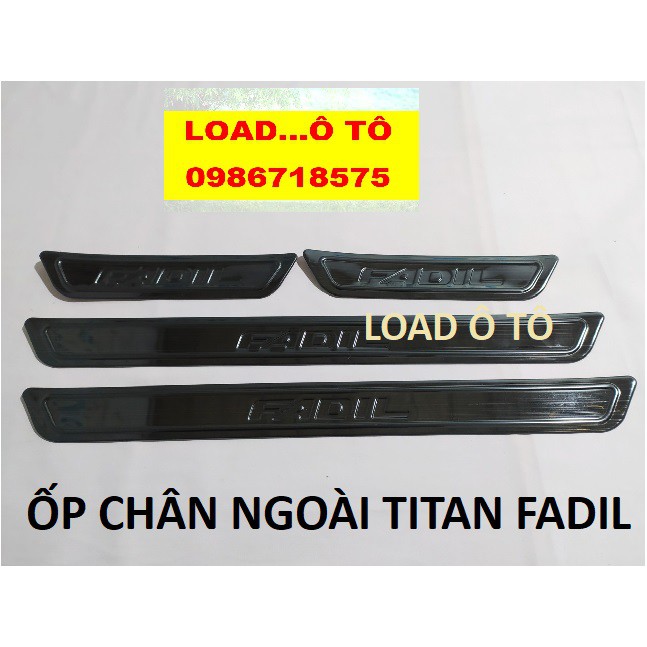 Ốp Bậc Cửa, Nẹp bước chân Trong Ngoài Xe VinFast Fadil Titan Cao Cấp Nhất Thị Trường