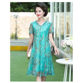Đầm trung niên cao cấp AM104